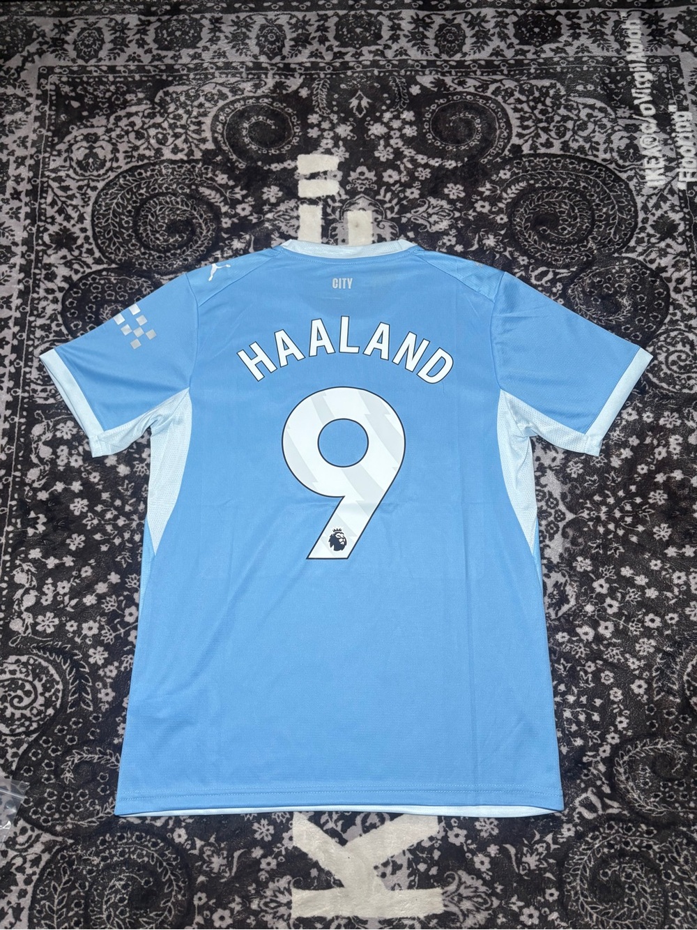 Manchester City #9 Erling Haaland 2026/27 Home Jersey Men Size - Picture 2 of 4